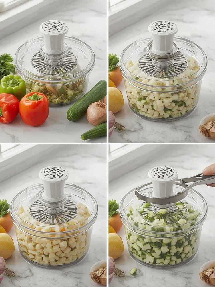 Mandoline Slicer steps