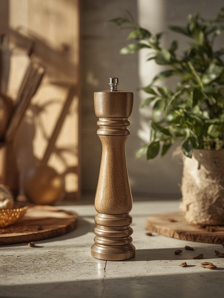 pepper mill in use