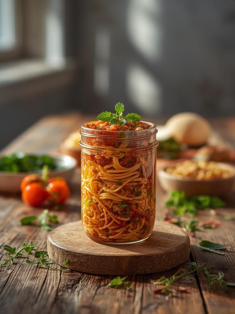 Mason Jar Noodles